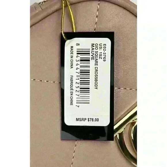 NEW! Bebe Women's Gio Square Crossbody Bag NWT $78 - Picture 4 of 4
